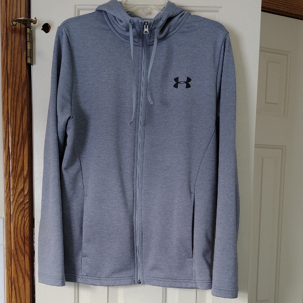 Under Armour Heather Gray Full-Zip Hoodie